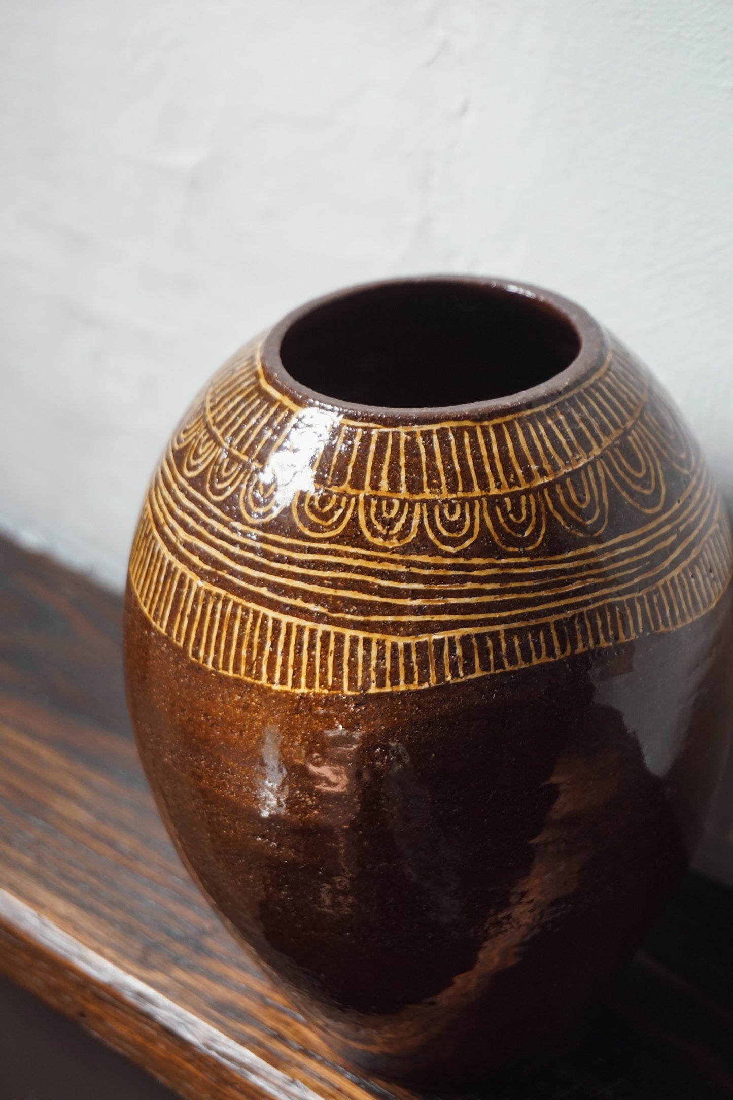 Earthenware Vase by Steph Tooley
