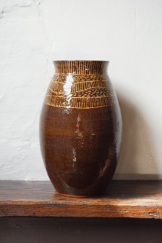 Earthenware Vase by Steph Tooley