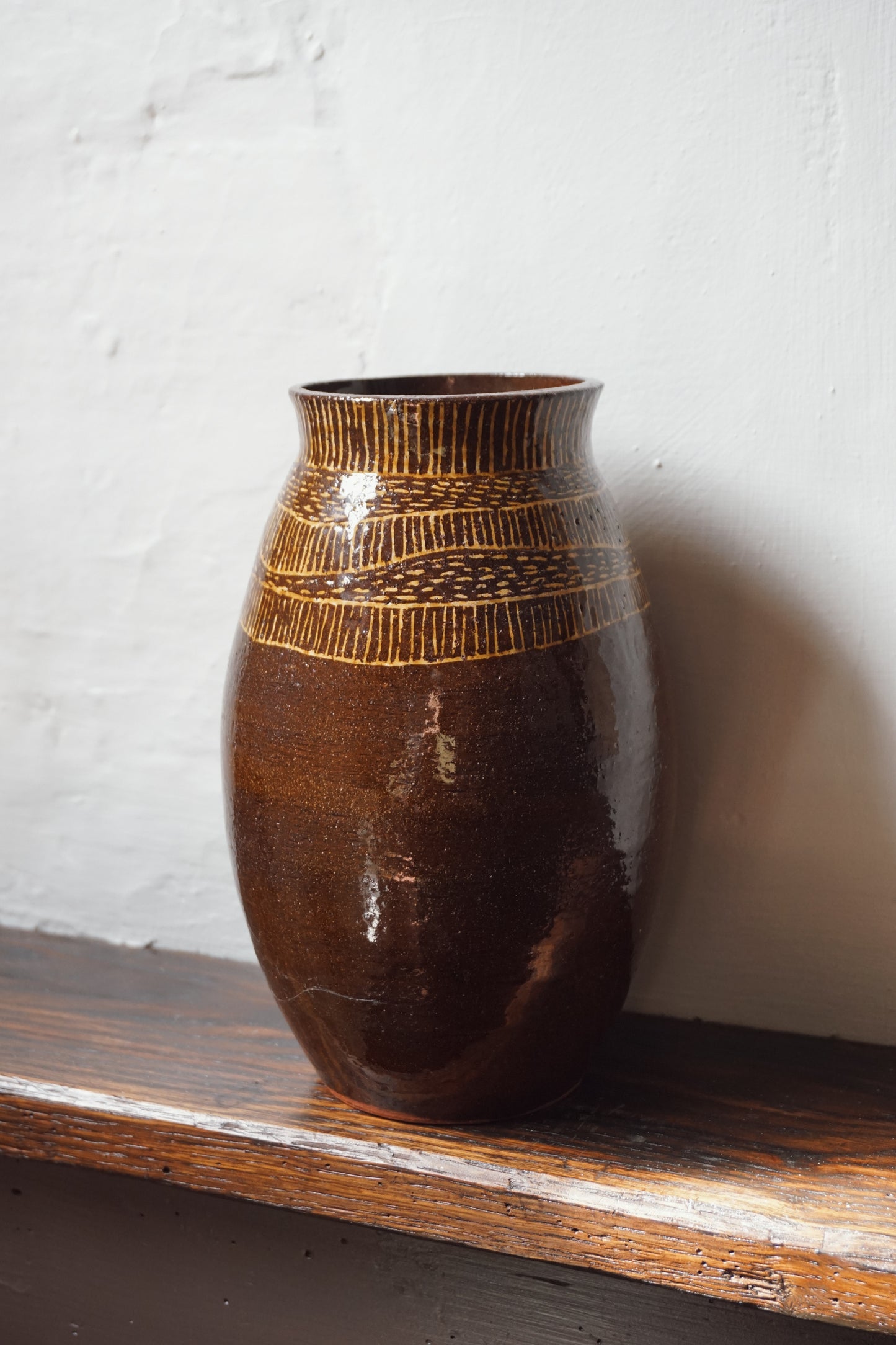 Earthenware Vase by Steph Tooley