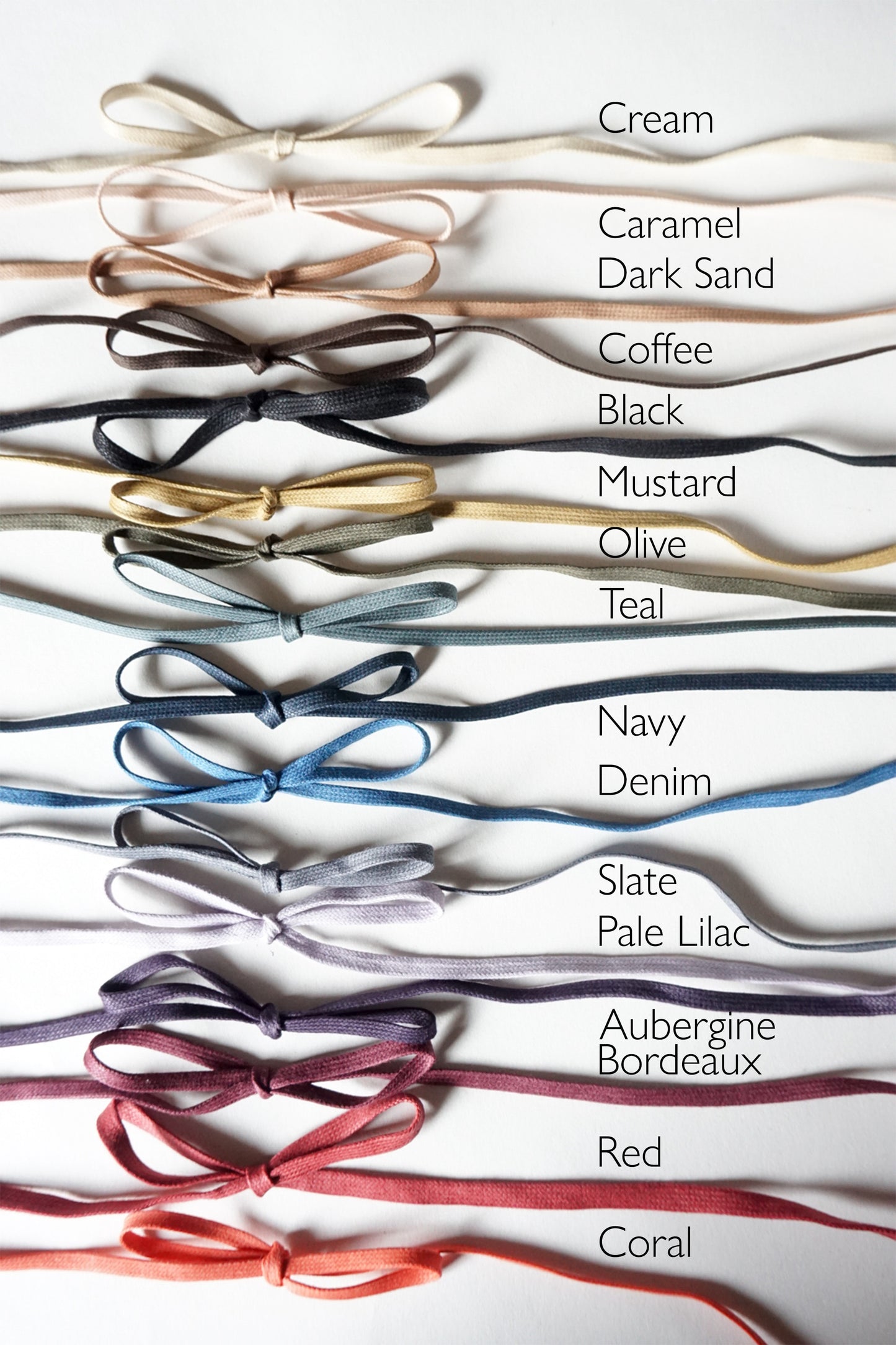 Laces - Waxed Cotton