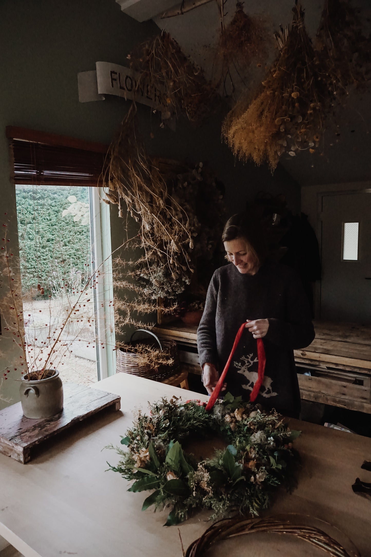 FESTIVE WREATH MAKING WORKSHOP - with Amy Bell. 5th December