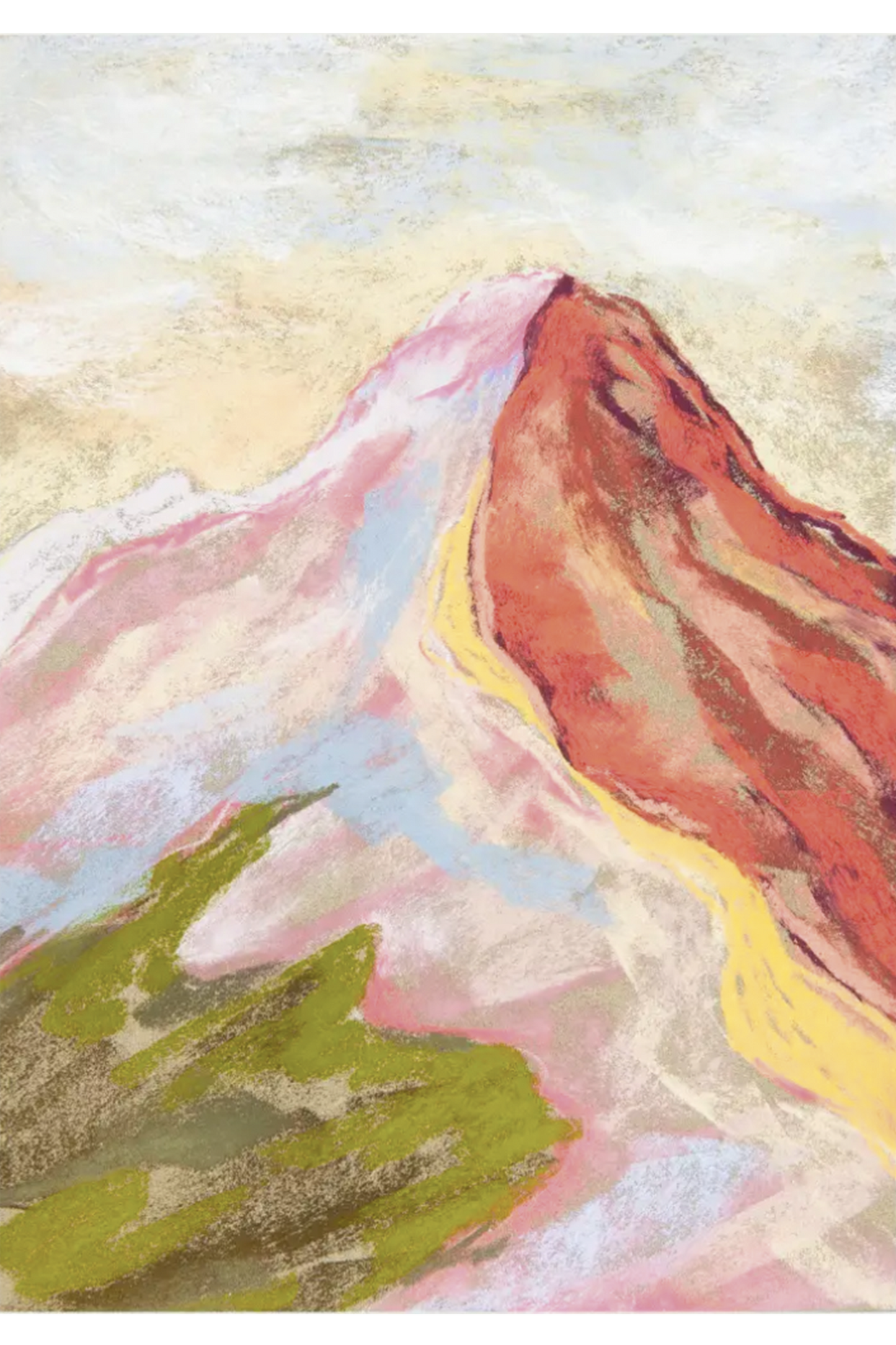 Cuillin Ridge VIII Print by Mandy Maria