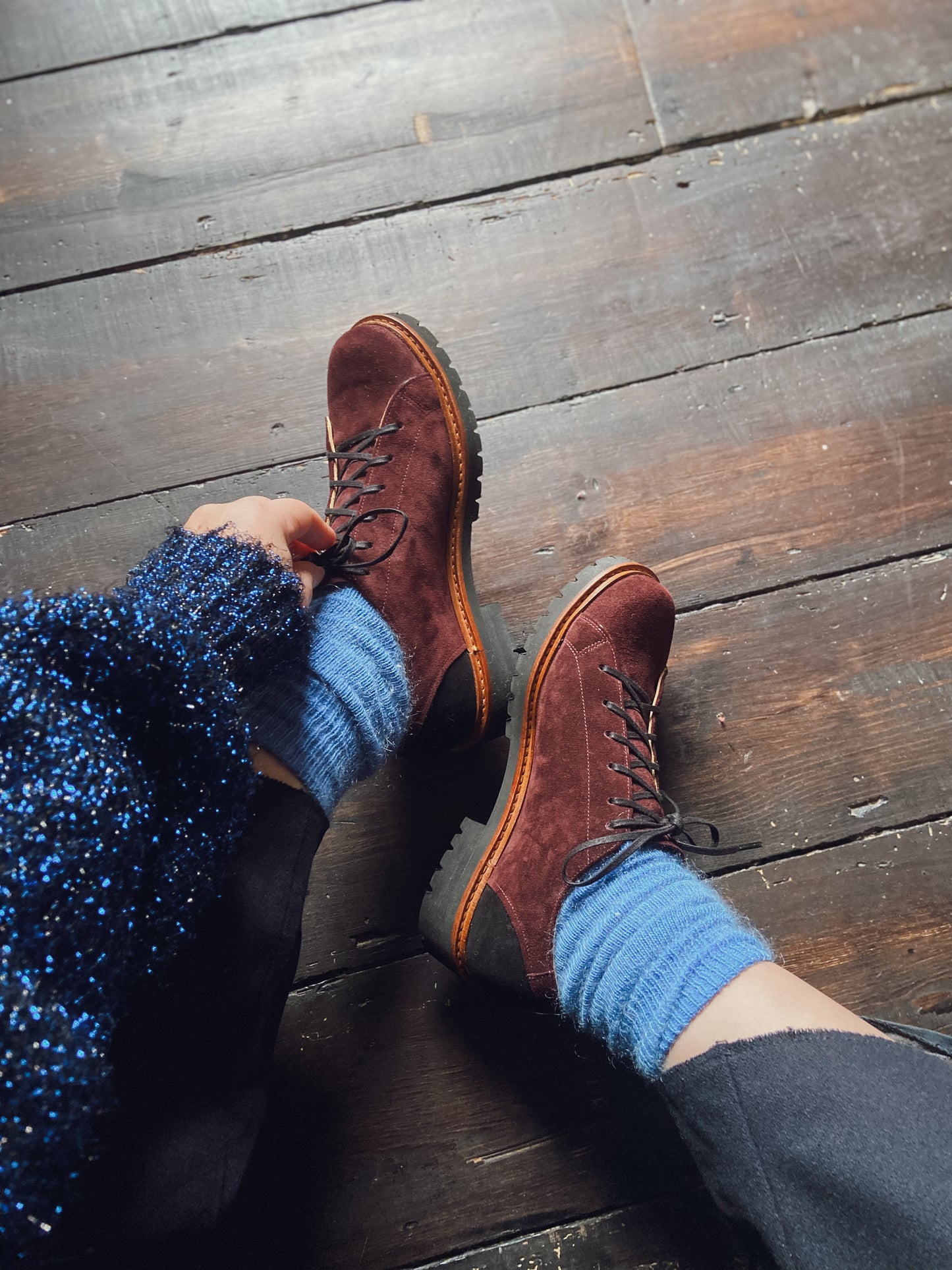 FINCH SHOE - BURGUNDY