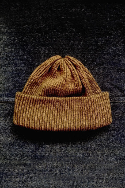 Stripe Hat - Mustard by Kate Jones Knitwear