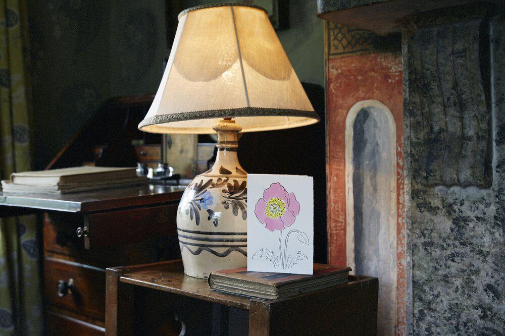 Oriental Poppy card by Scribble & Daub
