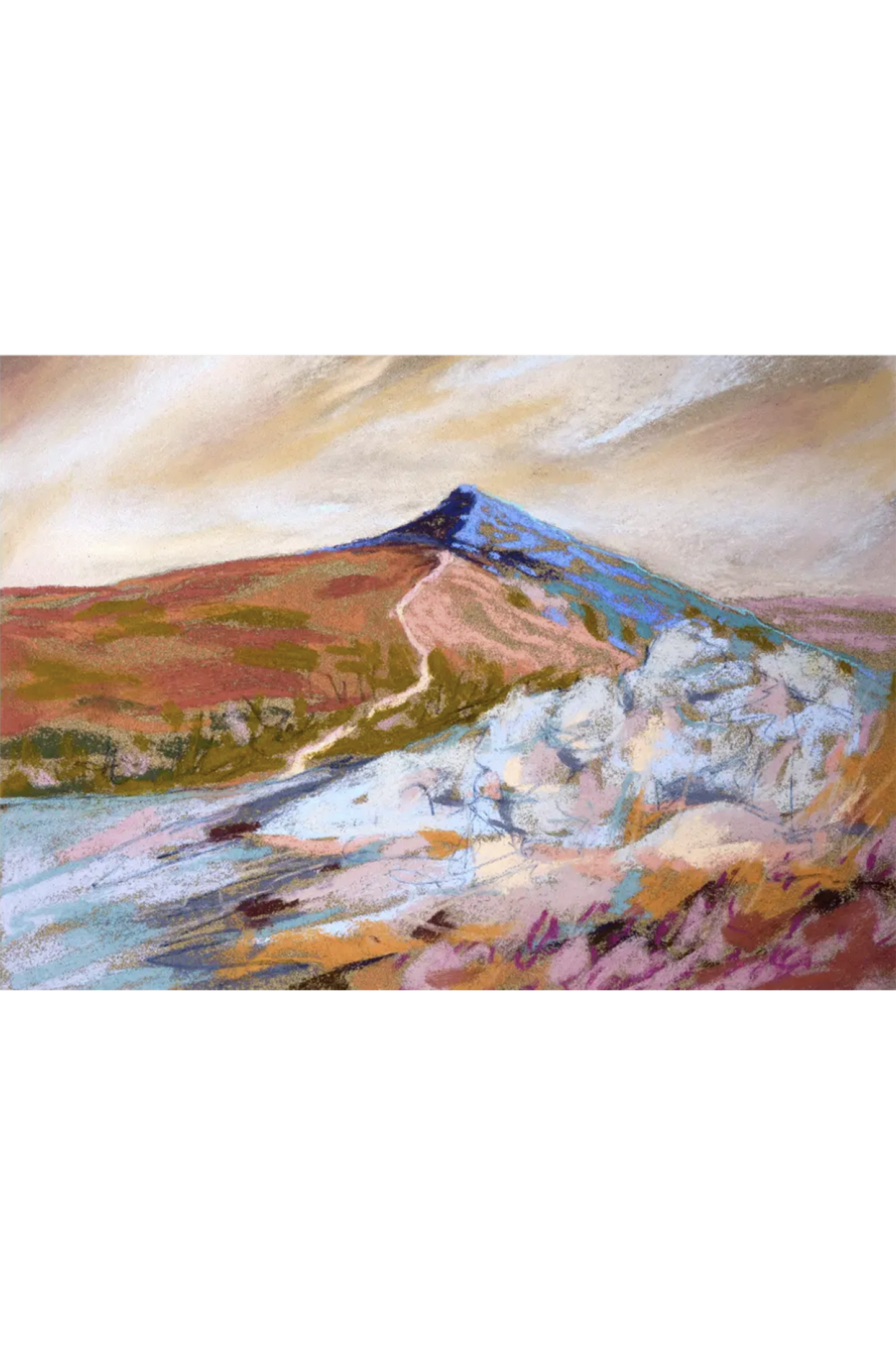 Weather over Bennachie Print by Mandy Maria