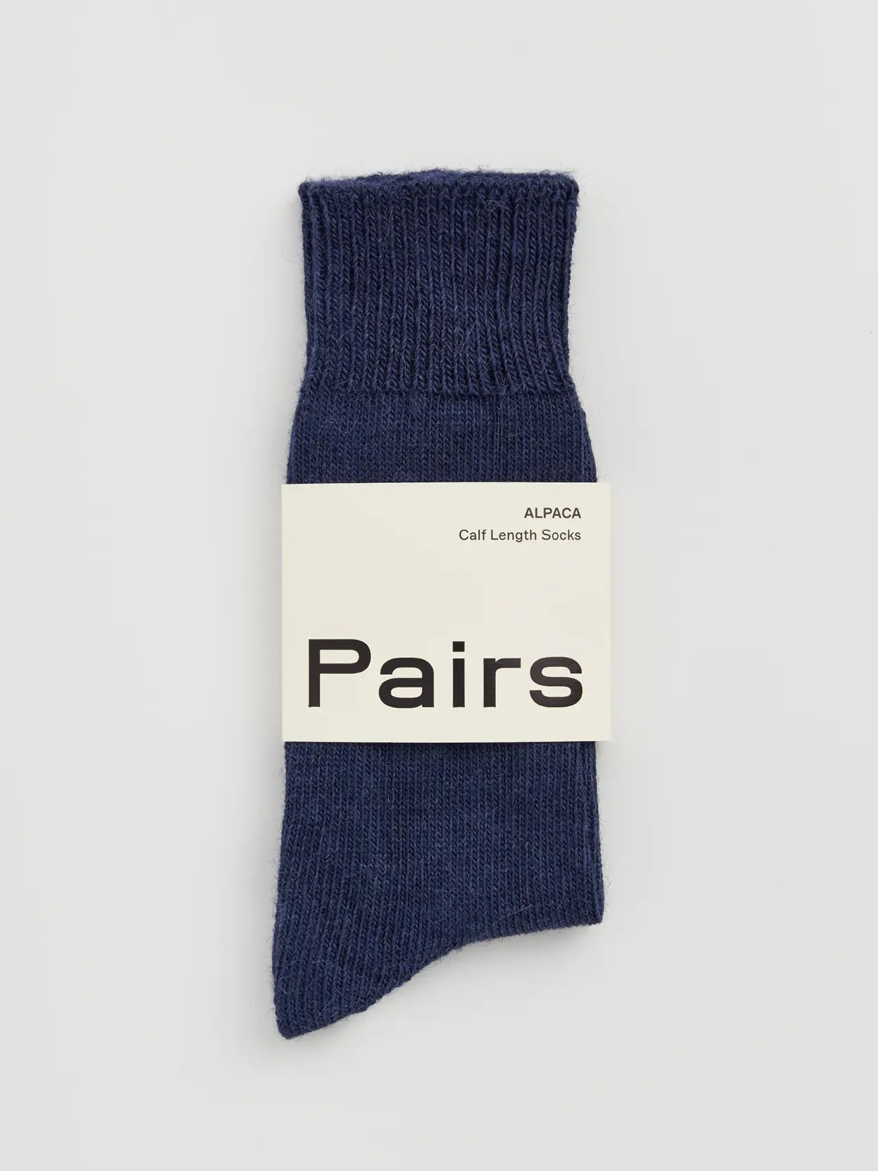 Socks - Alpaca. Inky Blue